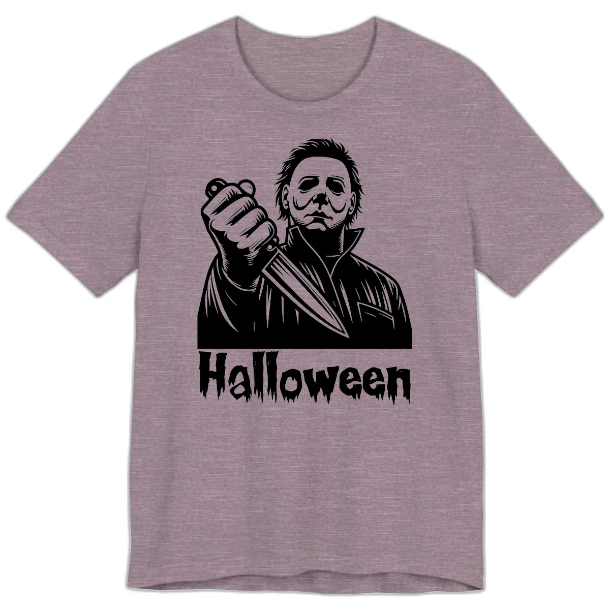 Michael Myers Halloween Slasher Premium T-Shirt in Heather Purple