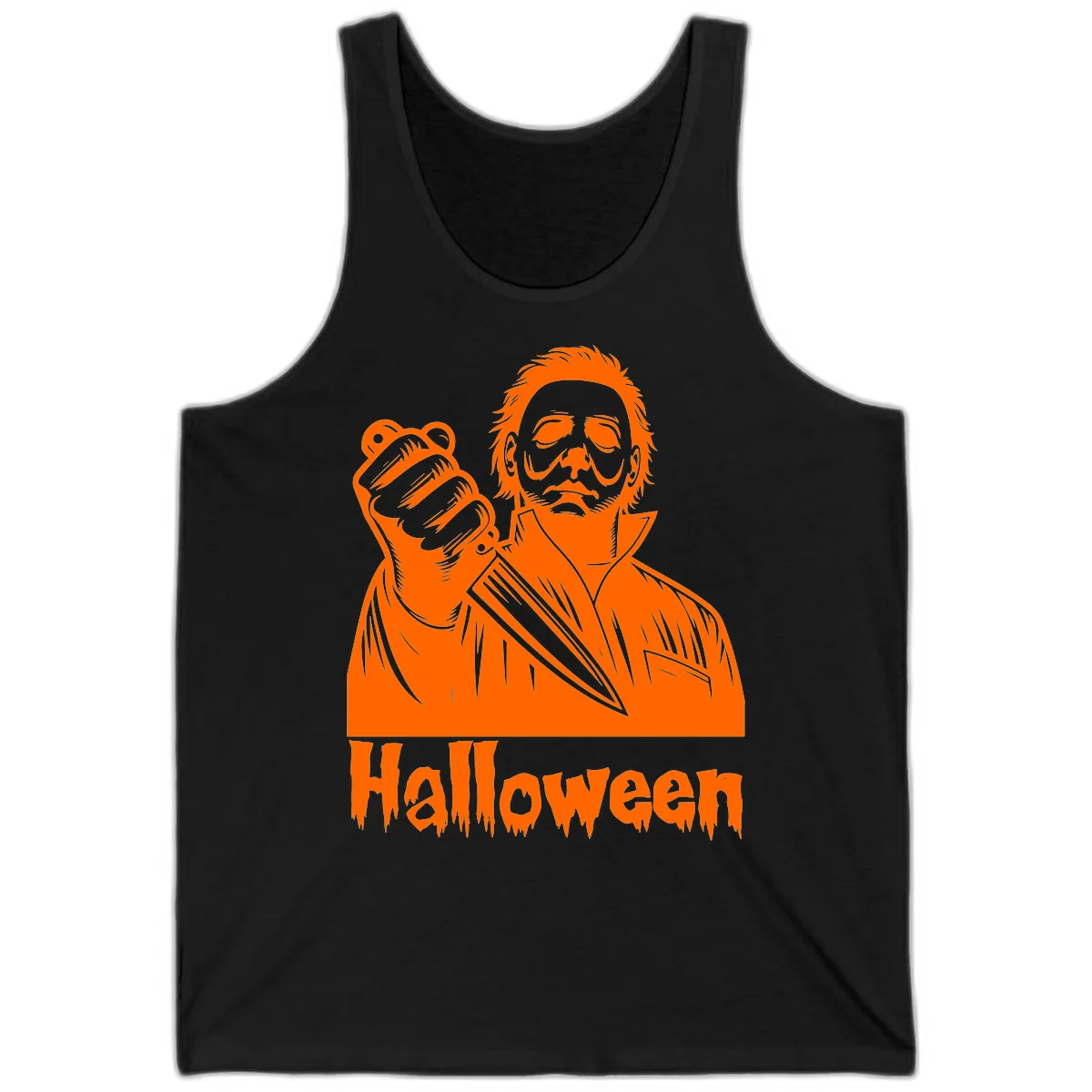 Michael Myers Halloween Slasher Tank in Black