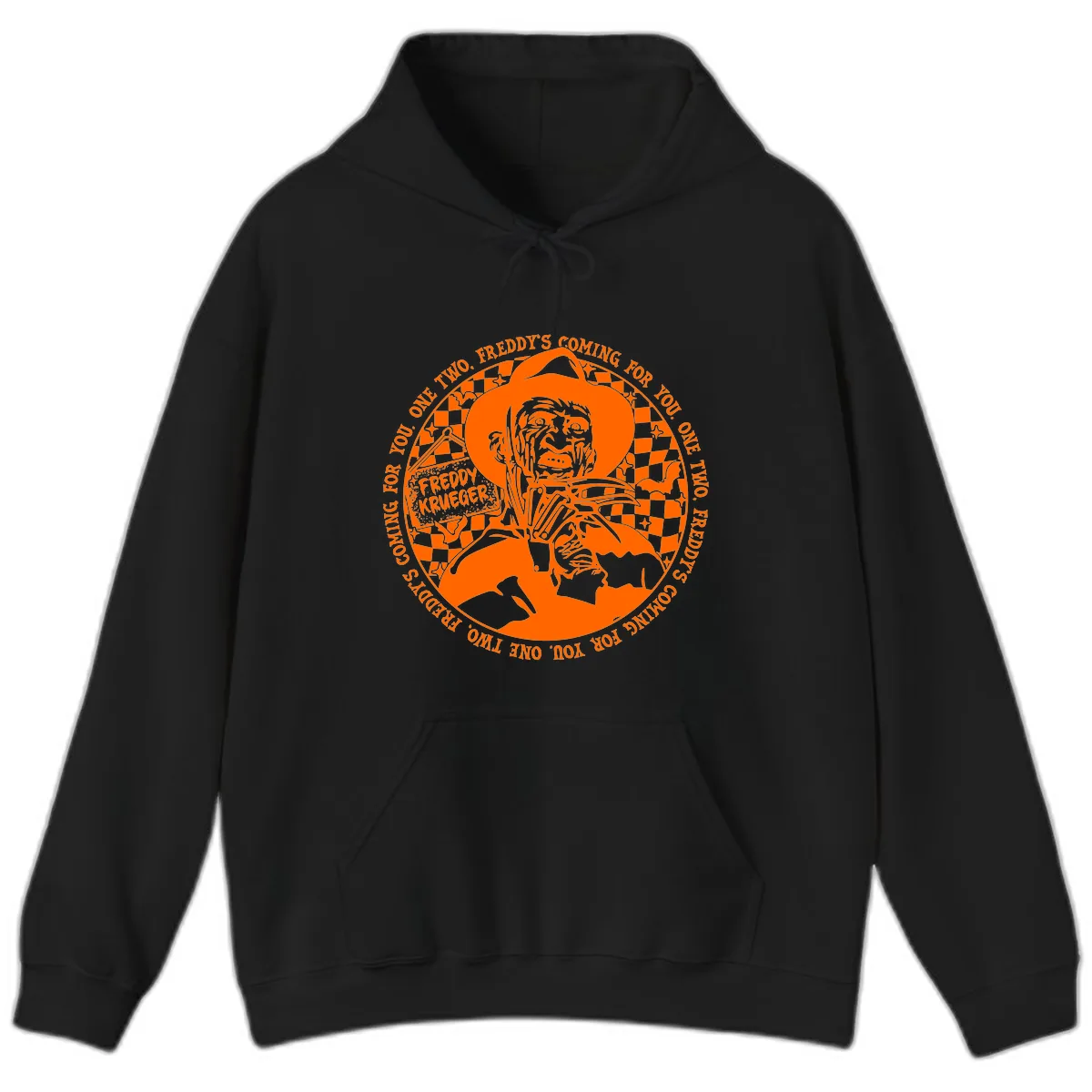 Freddy Krueger Nightmare Verse Hoodie in Black