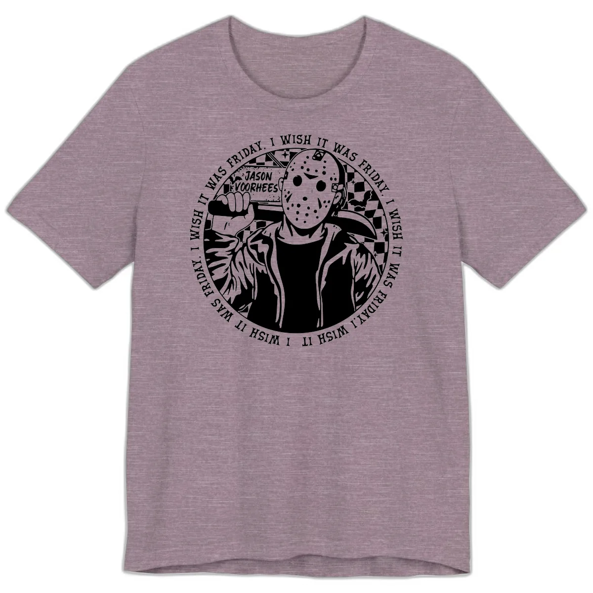 Jason Voorhees Friday The 13th Shirt Premium T-Shirt in Heather Purple