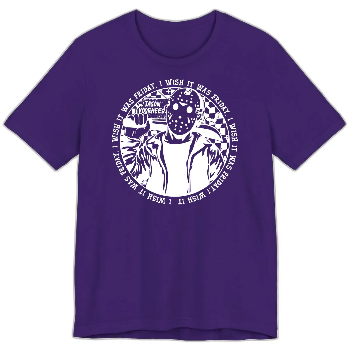 Jason Voorhees Friday The 13th Shirt Premium T-Shirt in Team Purple