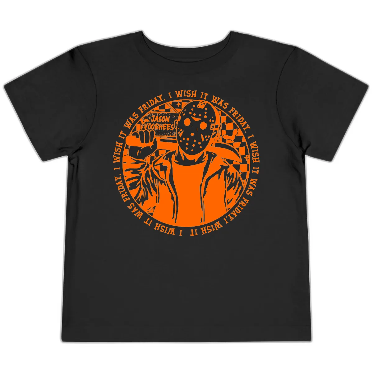 Jason Voorhees Friday The 13th Shirt Toddler T-Shirt in Black