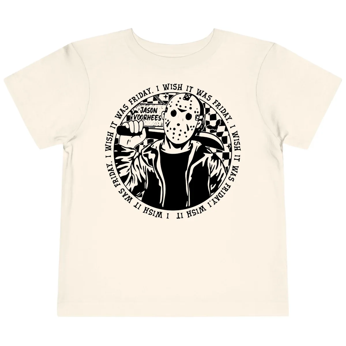 Jason Voorhees Friday The 13th Shirt Toddler T-Shirt in Natural