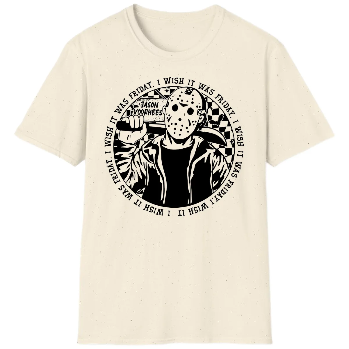 Jason Voorhees Friday The 13th Shirt T-Shirt in Natural