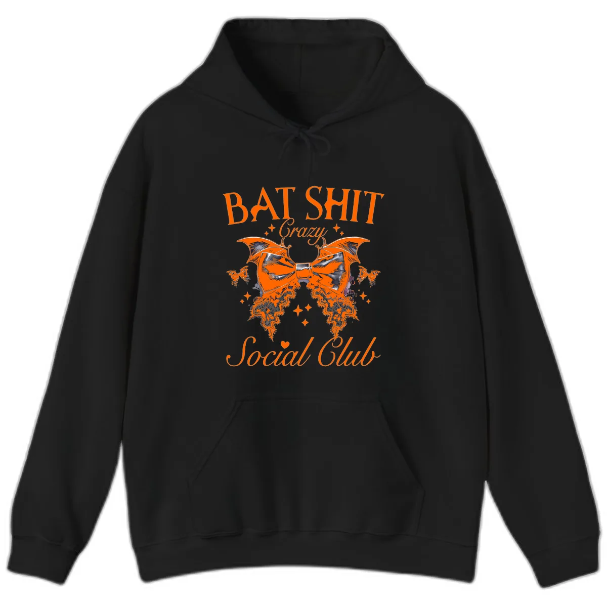 Bat Shit Crazy Social Club Hoodie in Black