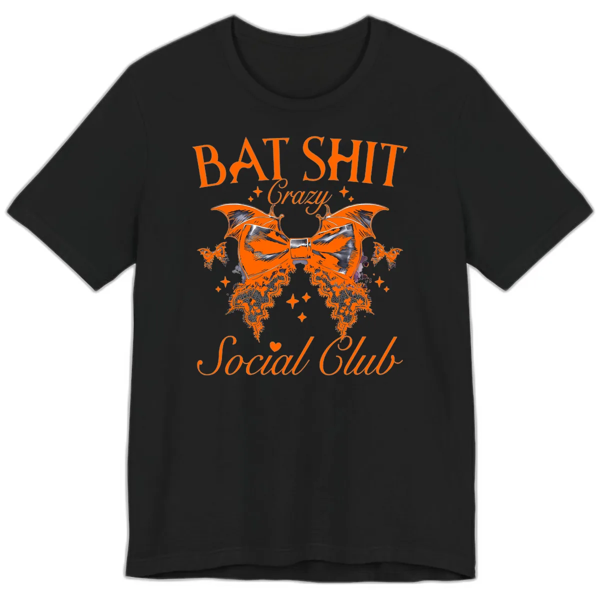 Bat Shit Crazy Social Club Premium T-Shirt in Black