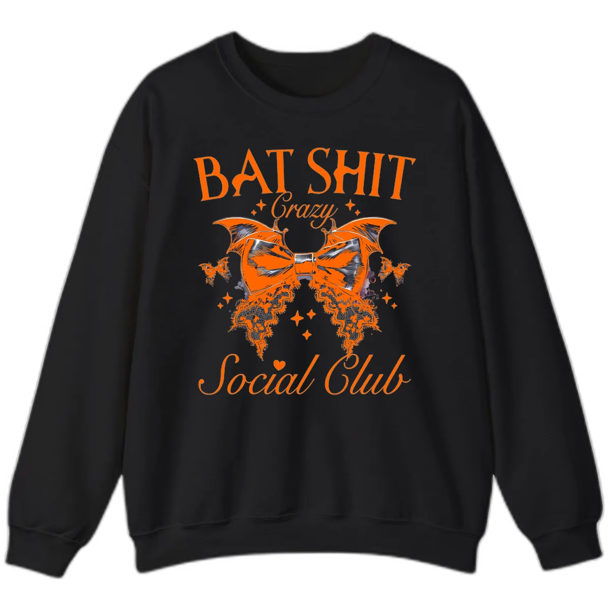 Bat Shit Crazy Social Club Sweatshirt in Black