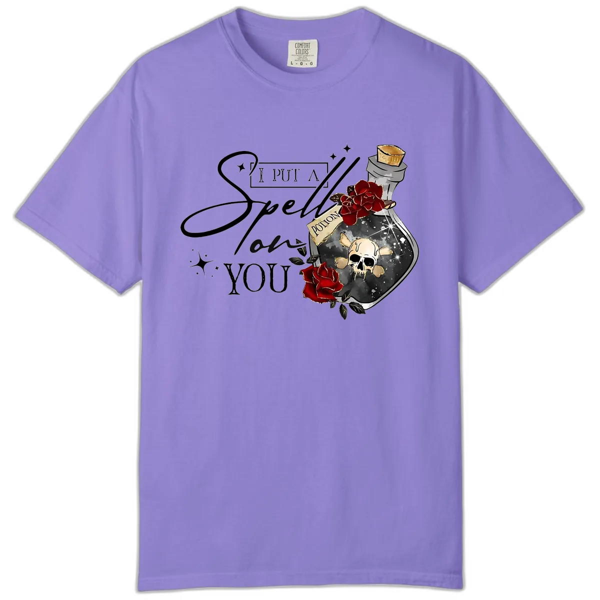 I Put A Spell On You Potion Comfort Color in Violet