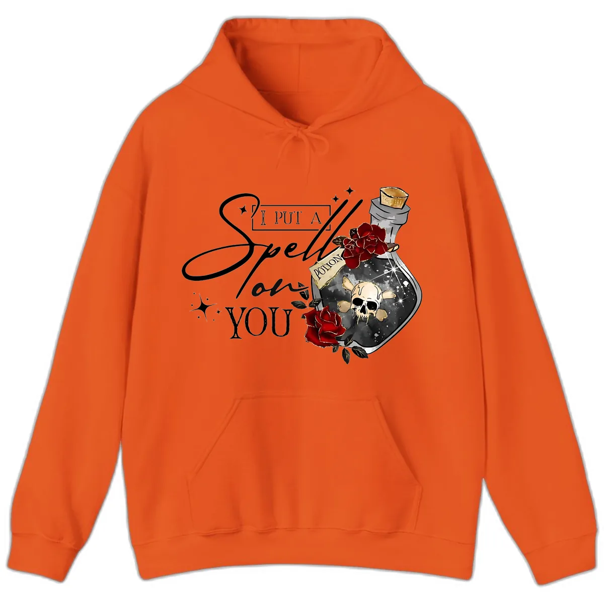 I Put A Spell On You Potion Hoodie in Orange