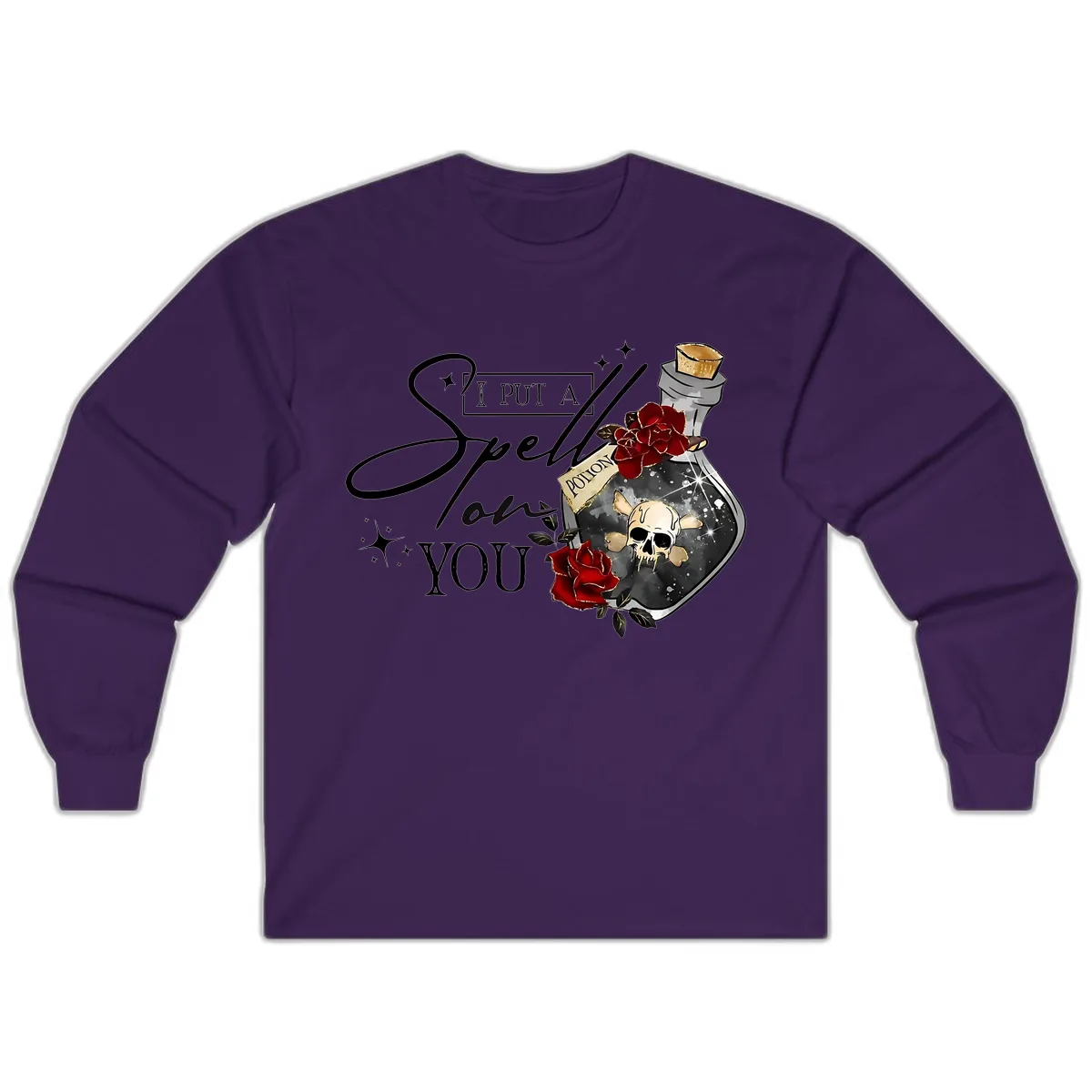 I Put A Spell On You Potion Long Sleeve in Purple