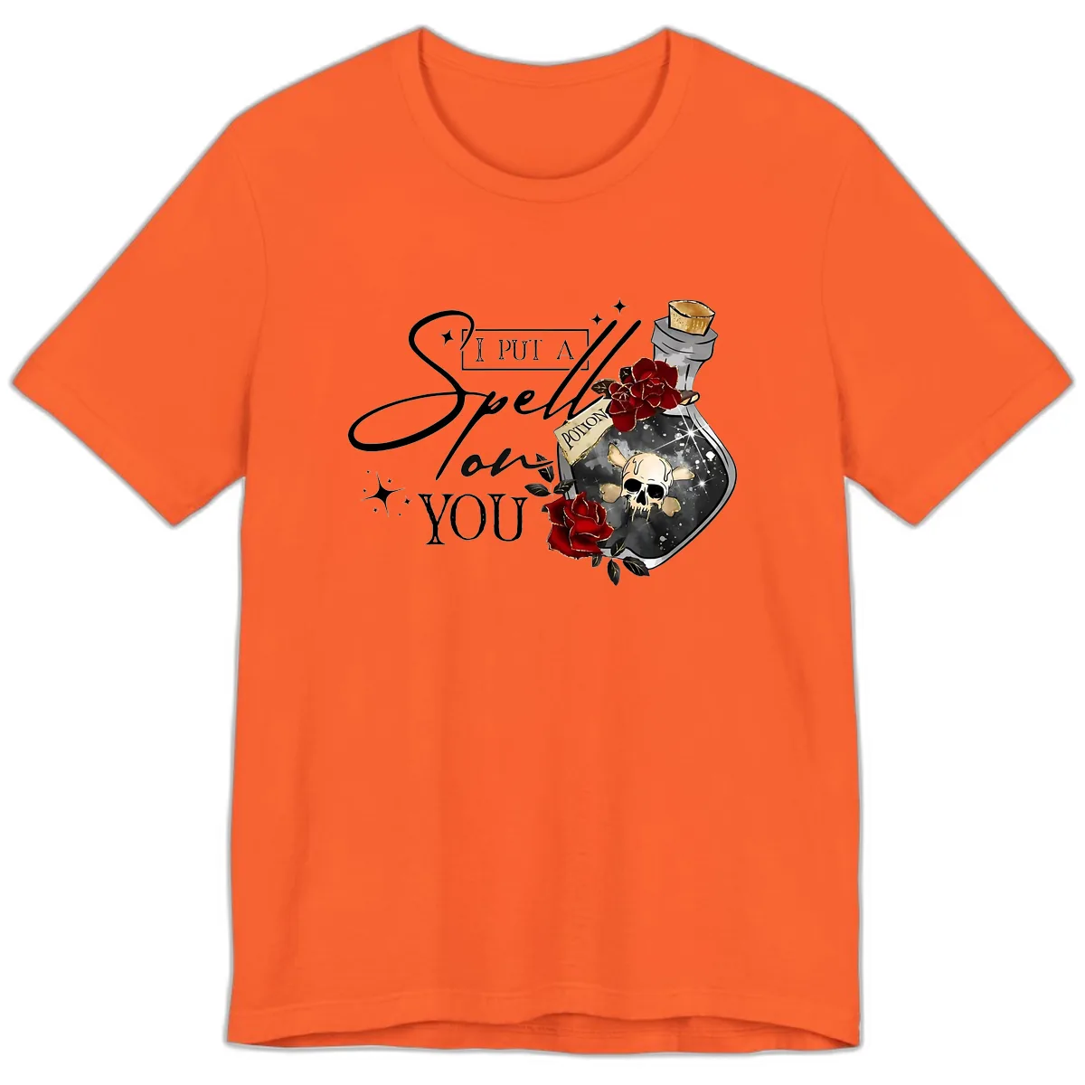 I Put A Spell On You Potion Premium T-Shirt in Orange