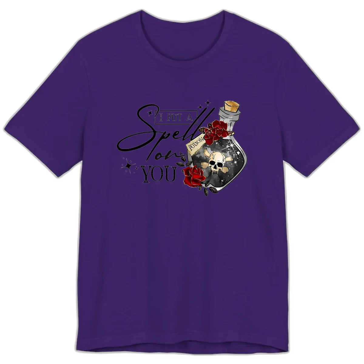 I Put A Spell On You Potion Premium T-Shirt in Team Purple