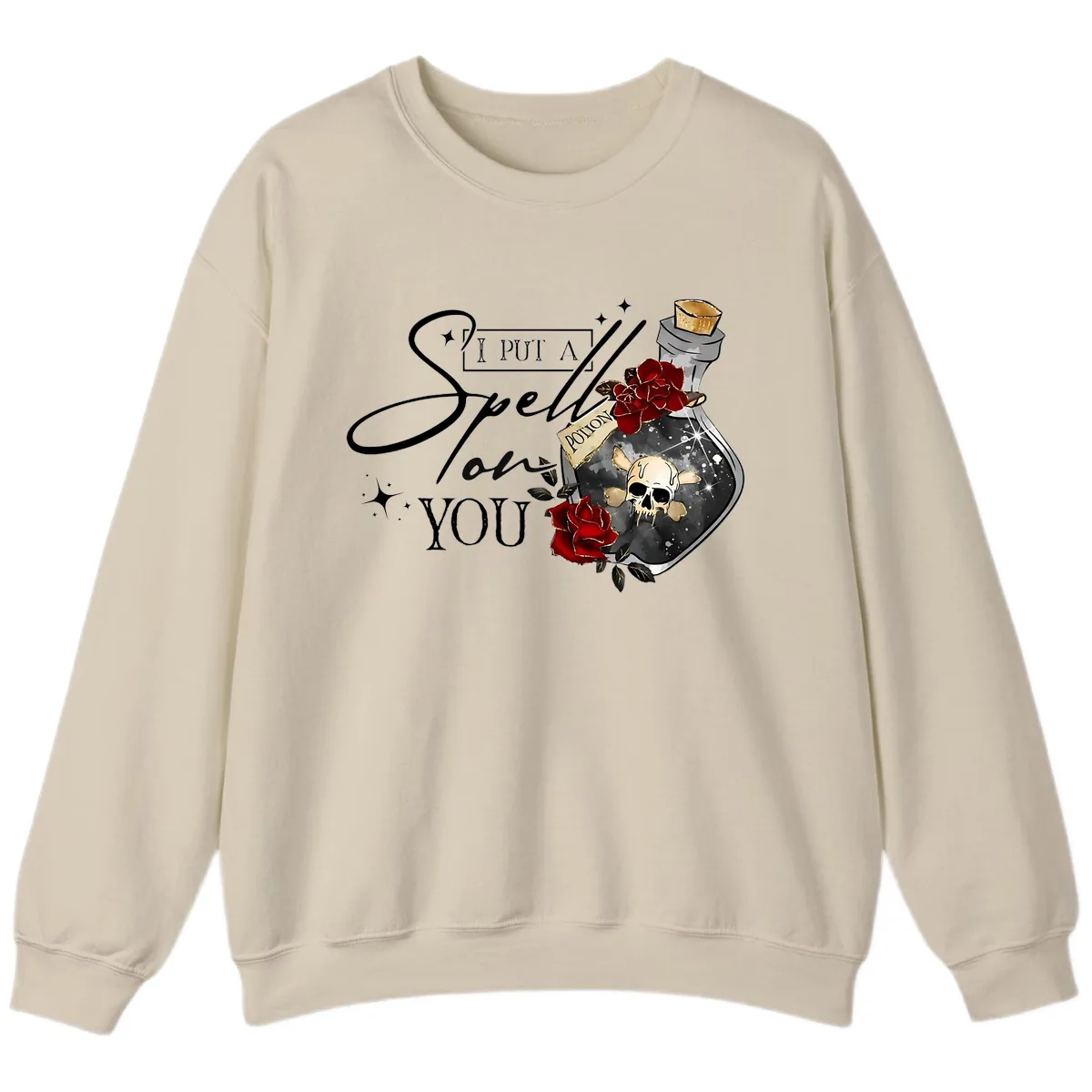 I Put A Spell On You Potion Sweatshirt in Sand