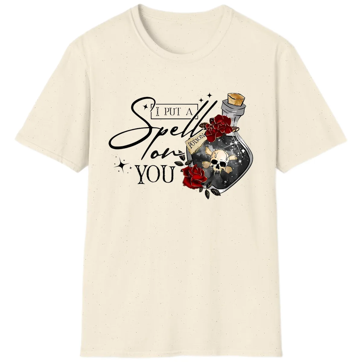 I Put A Spell On You Potion T-Shirt in Natural