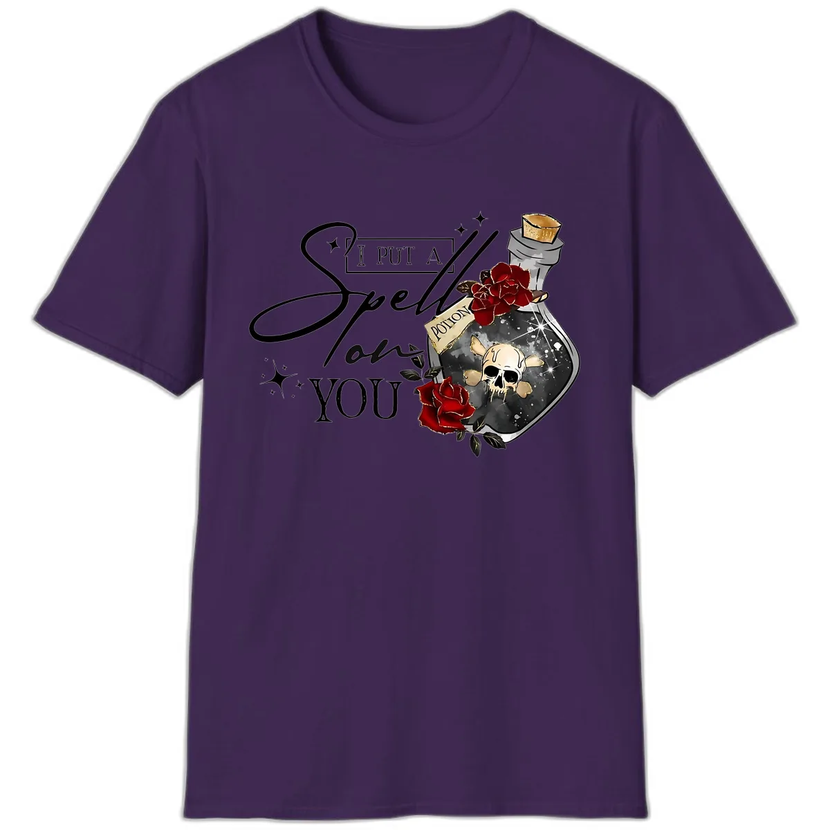 I Put A Spell On You Potion T-Shirt in Purple