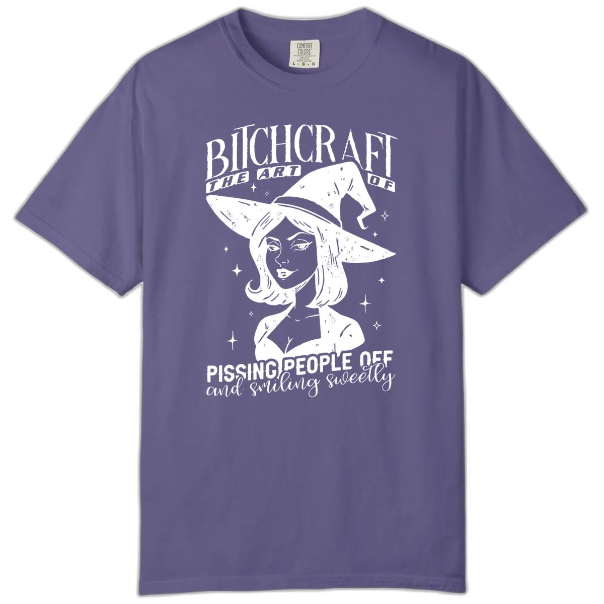 Bitchcraft The Art Of Pissing People Off Comfort Color in Grape