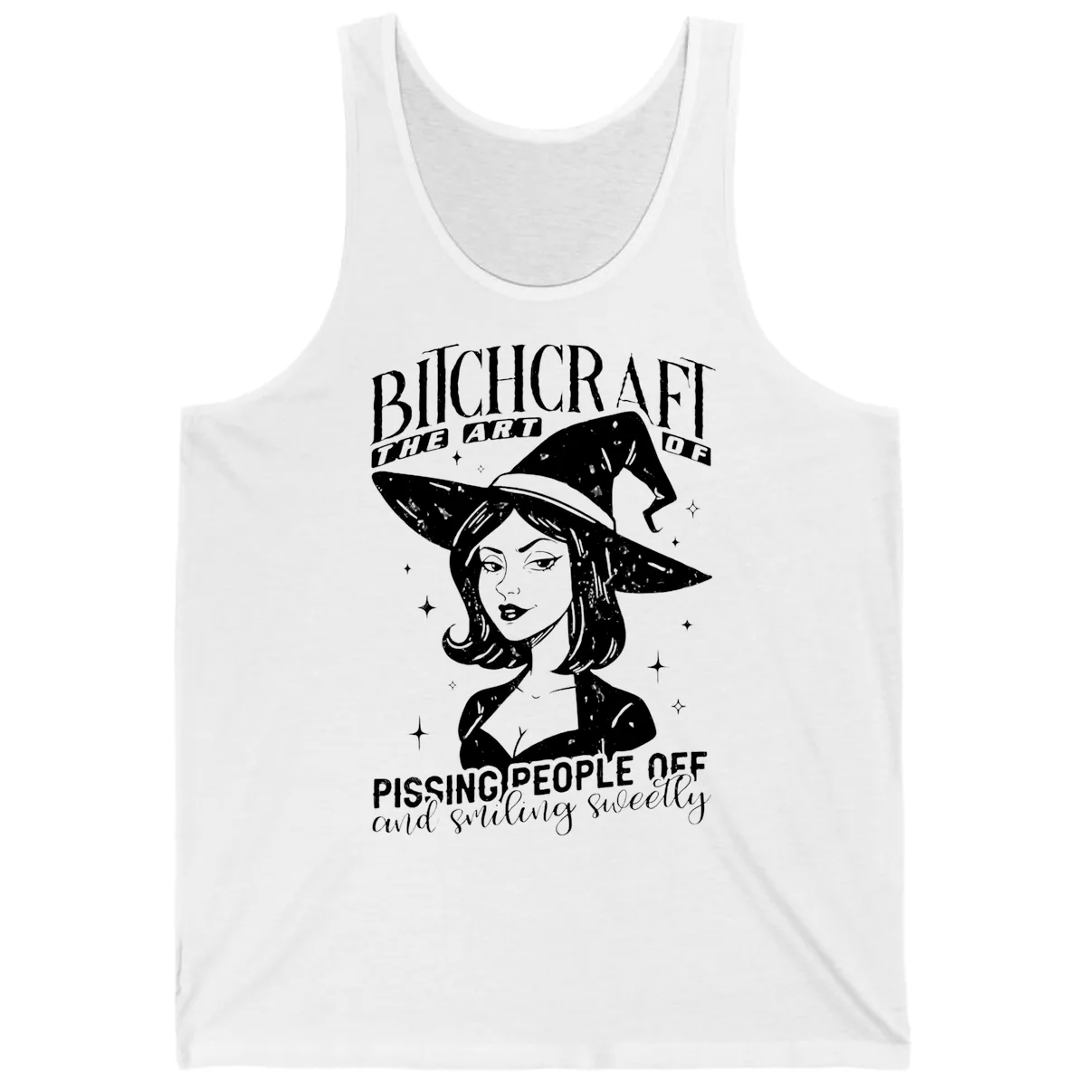 Bitchcraft The Art Of Pissing People Off Tank in White