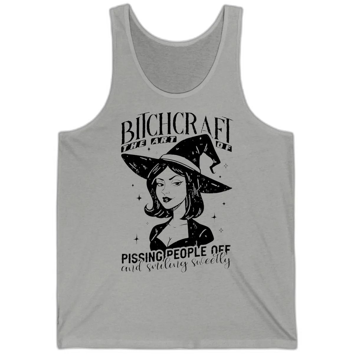 Bitchcraft The Art Of Pissing People Off Tank in Athletic Heather