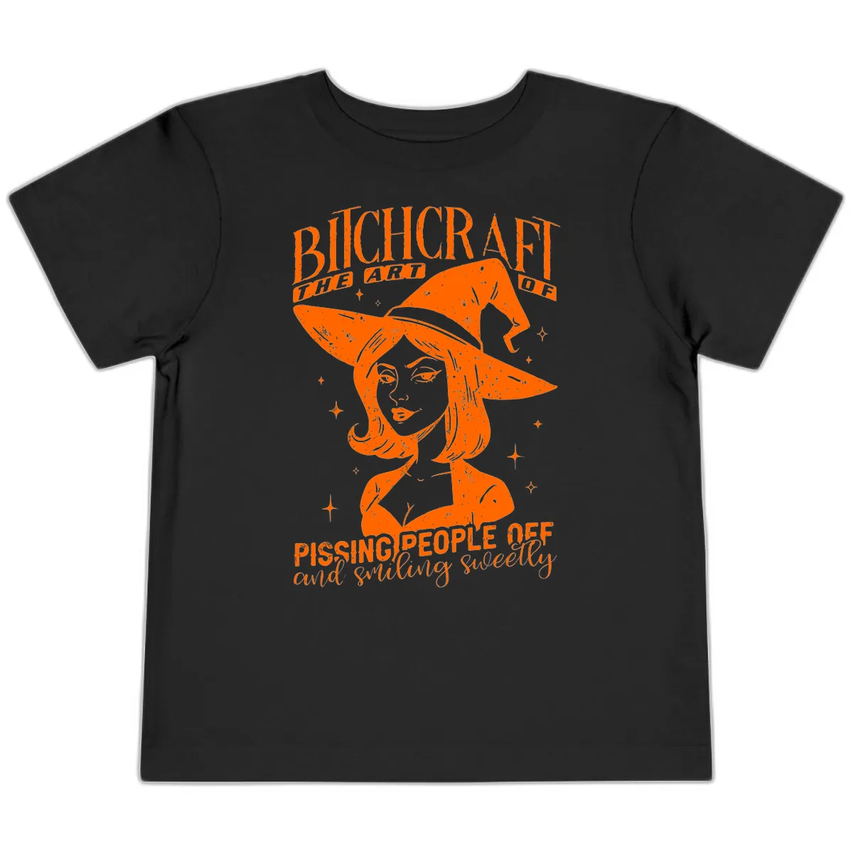 Bitchcraft The Art Of Pissing People Off Toddler T-Shirt in Black