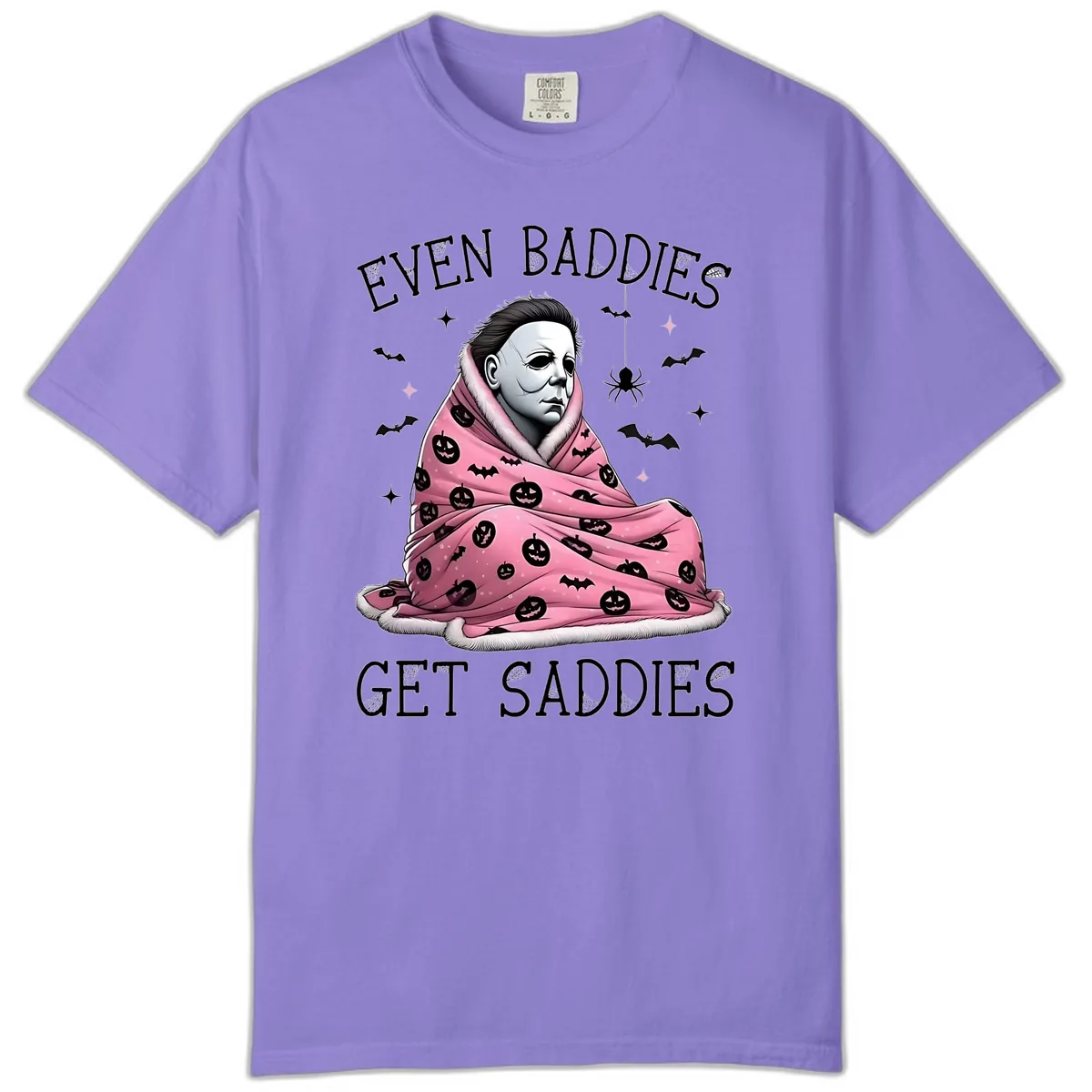 Even Baddies Get Sad Sometimes Comfort Color in Violet
