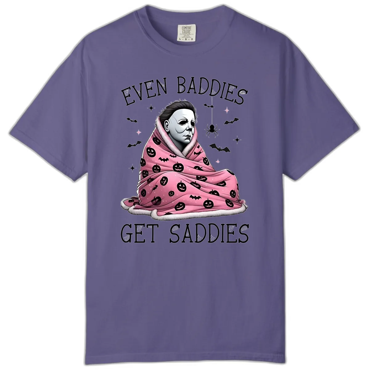 Even Baddies Get Sad Sometimes Comfort Color in Grape