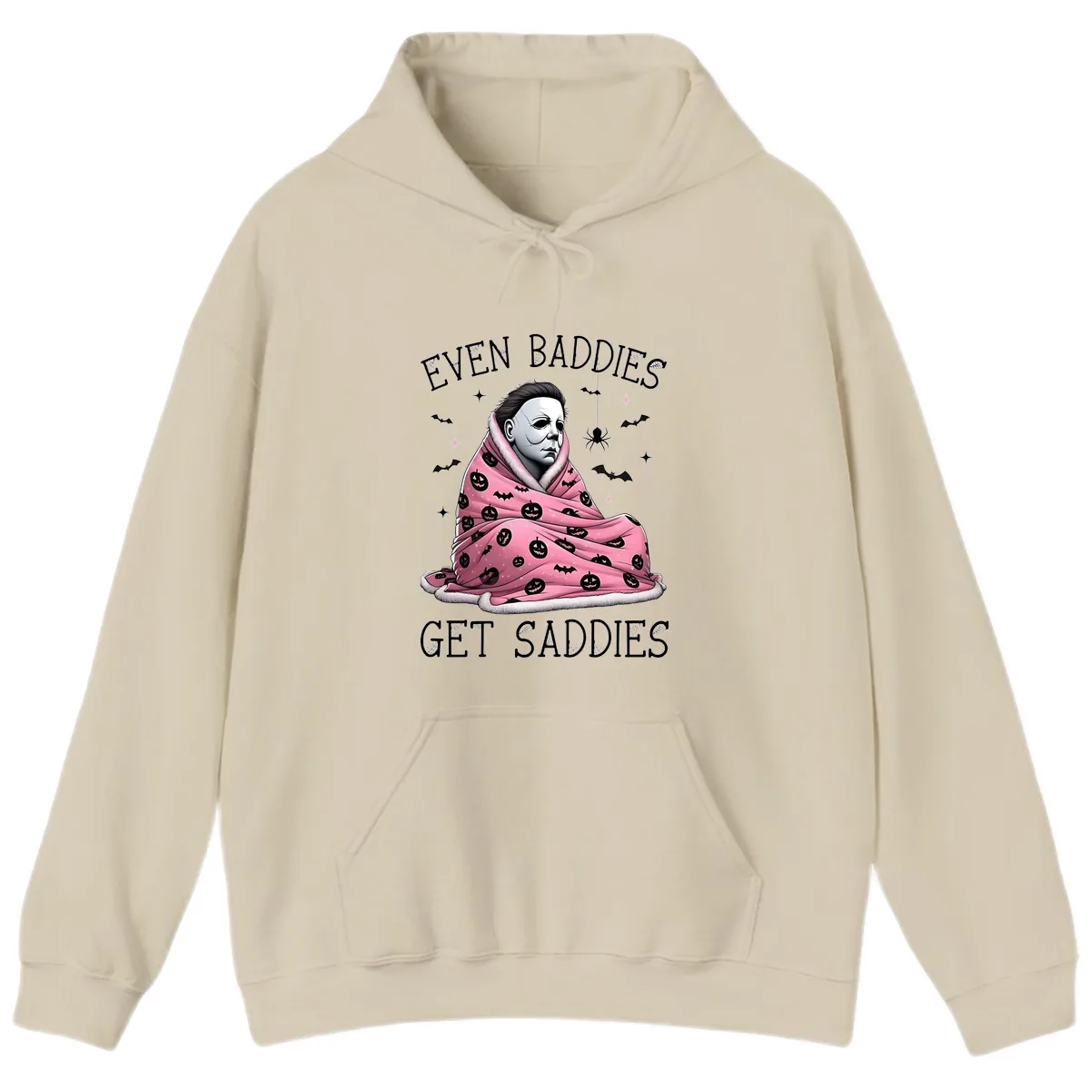 Even Baddies Get Sad Sometimes Hoodie in Sand