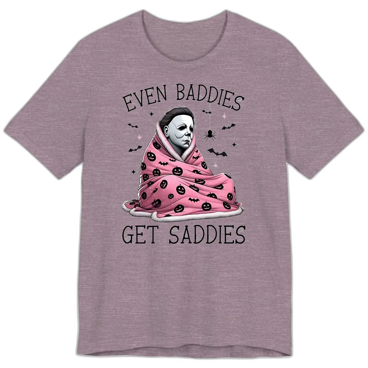 Even Baddies Get Sad Sometimes Premium T-Shirt in Heather Purple