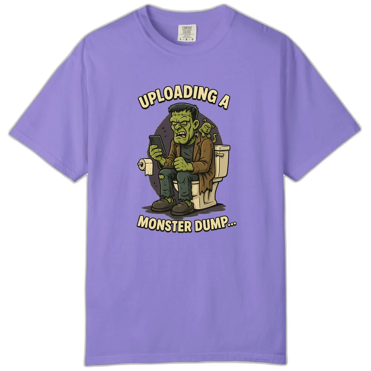 Uploading A Monster Dump Comfort Color in Violet