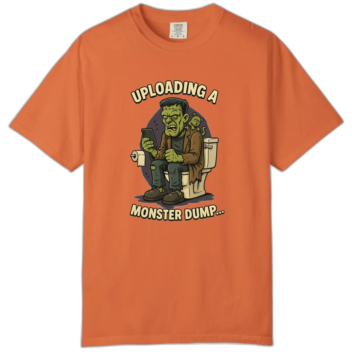Uploading A Monster Dump Comfort Color in Burnt Orange