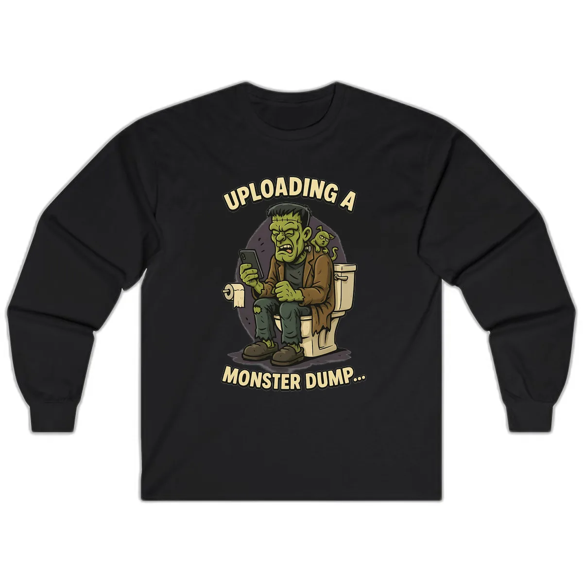 Uploading A Monster Dump Long Sleeve in Black