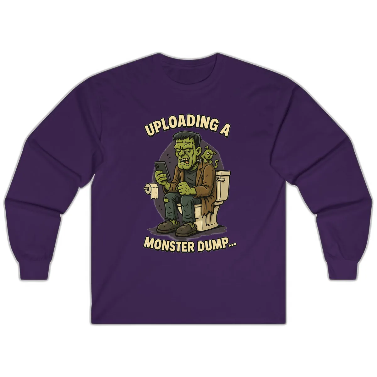 Uploading A Monster Dump Long Sleeve in Purple