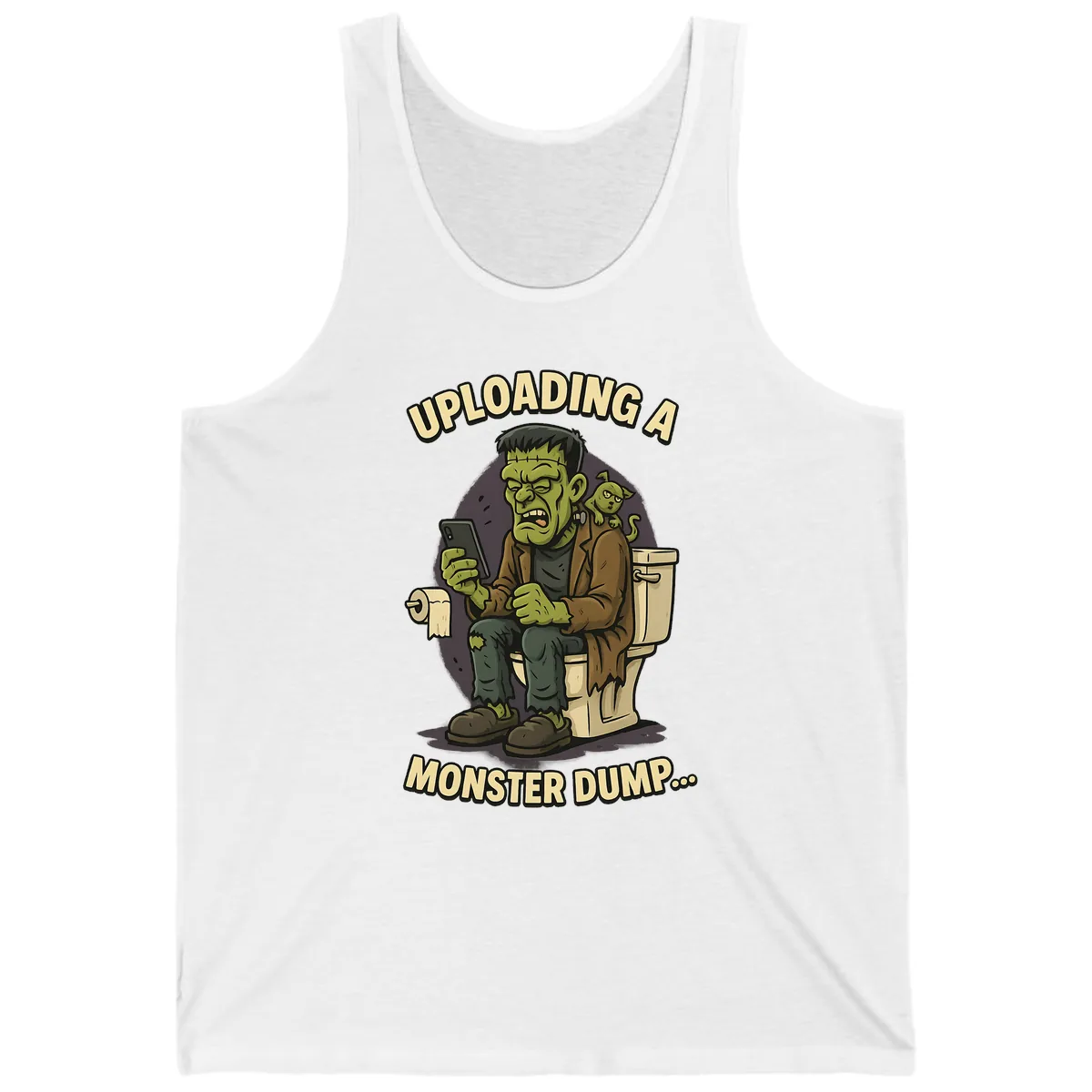 Uploading A Monster Dump Tank in White