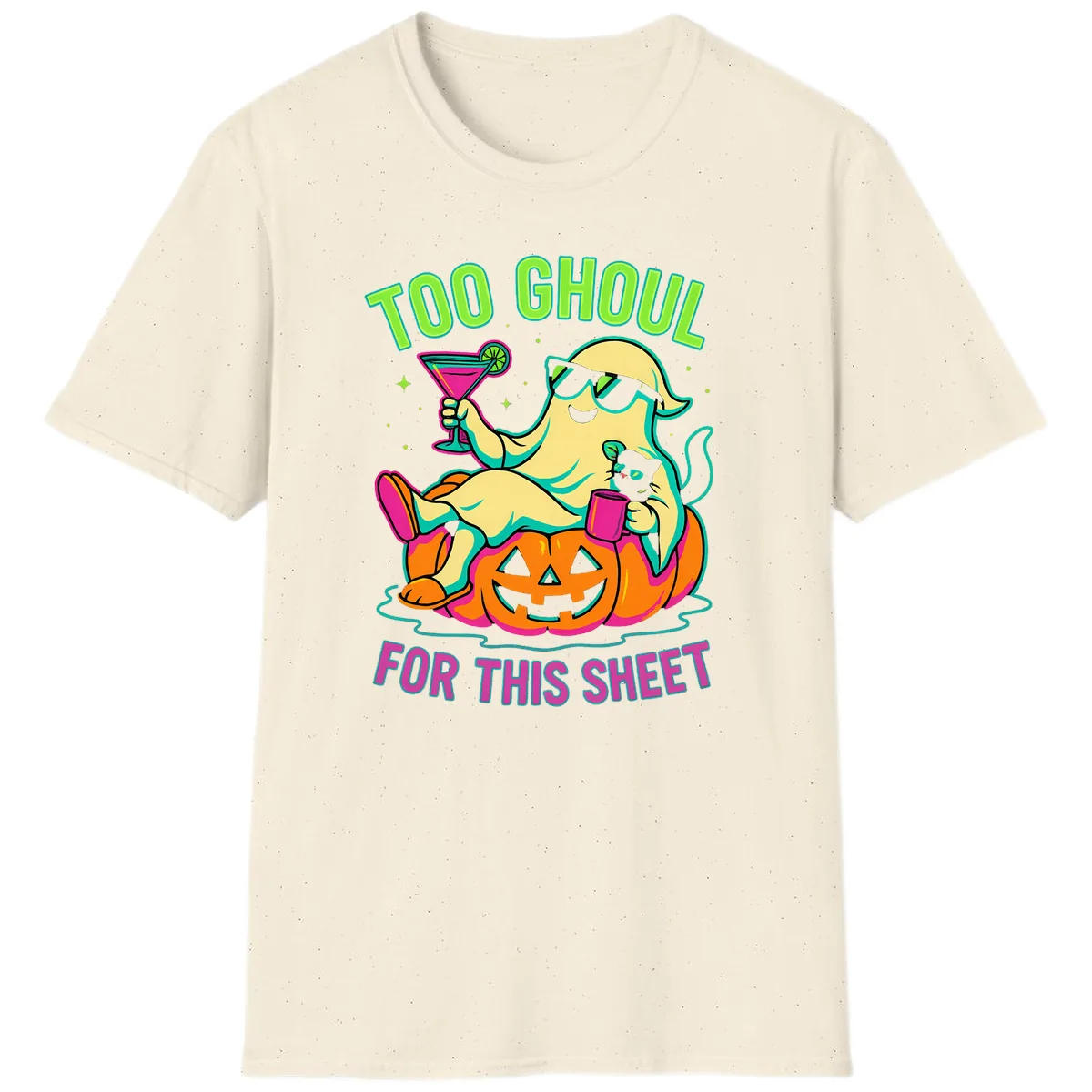 Too Ghoul For This Sheet T-Shirt in Natural