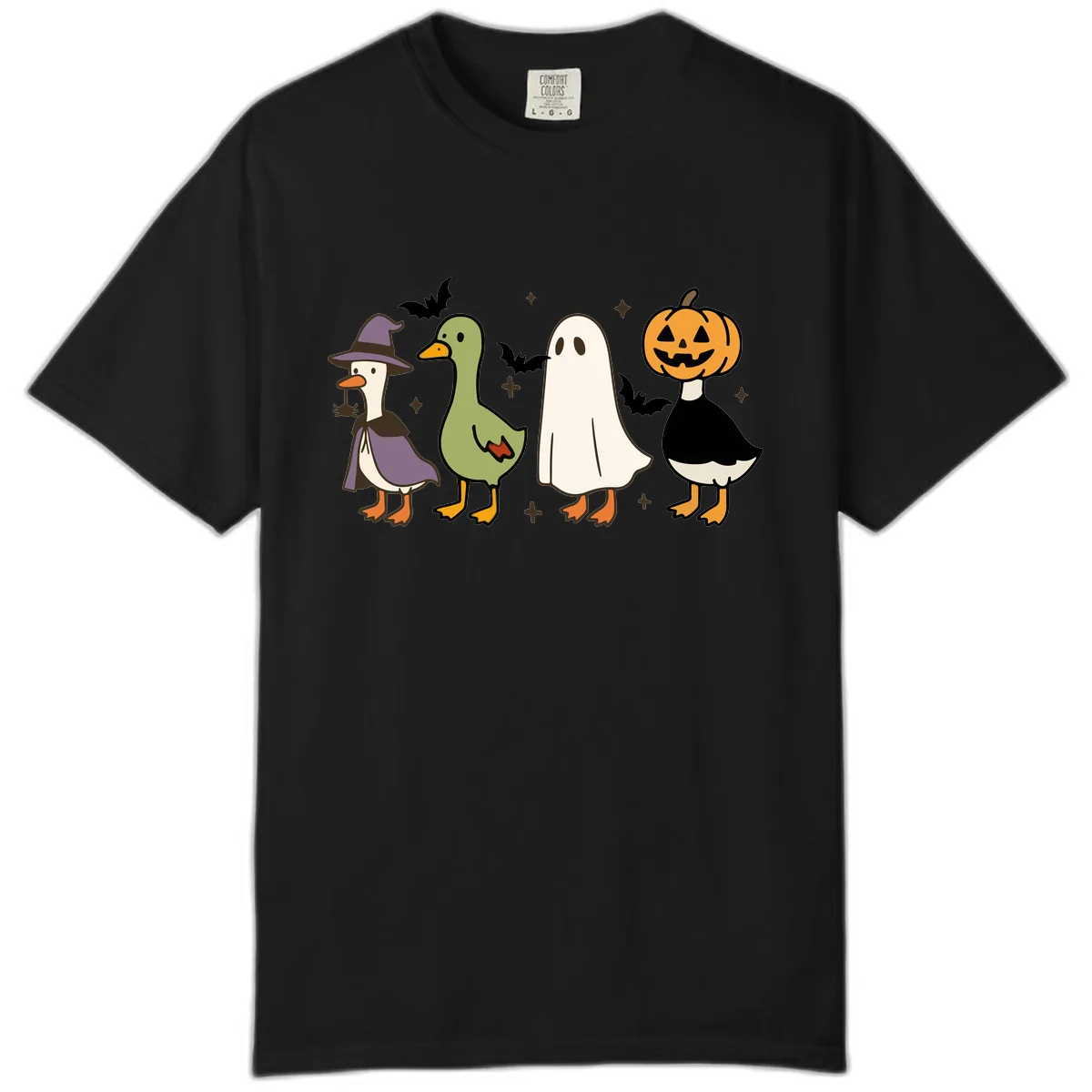 Halloween Animals Trick-or-Treat Comfort Color in Black