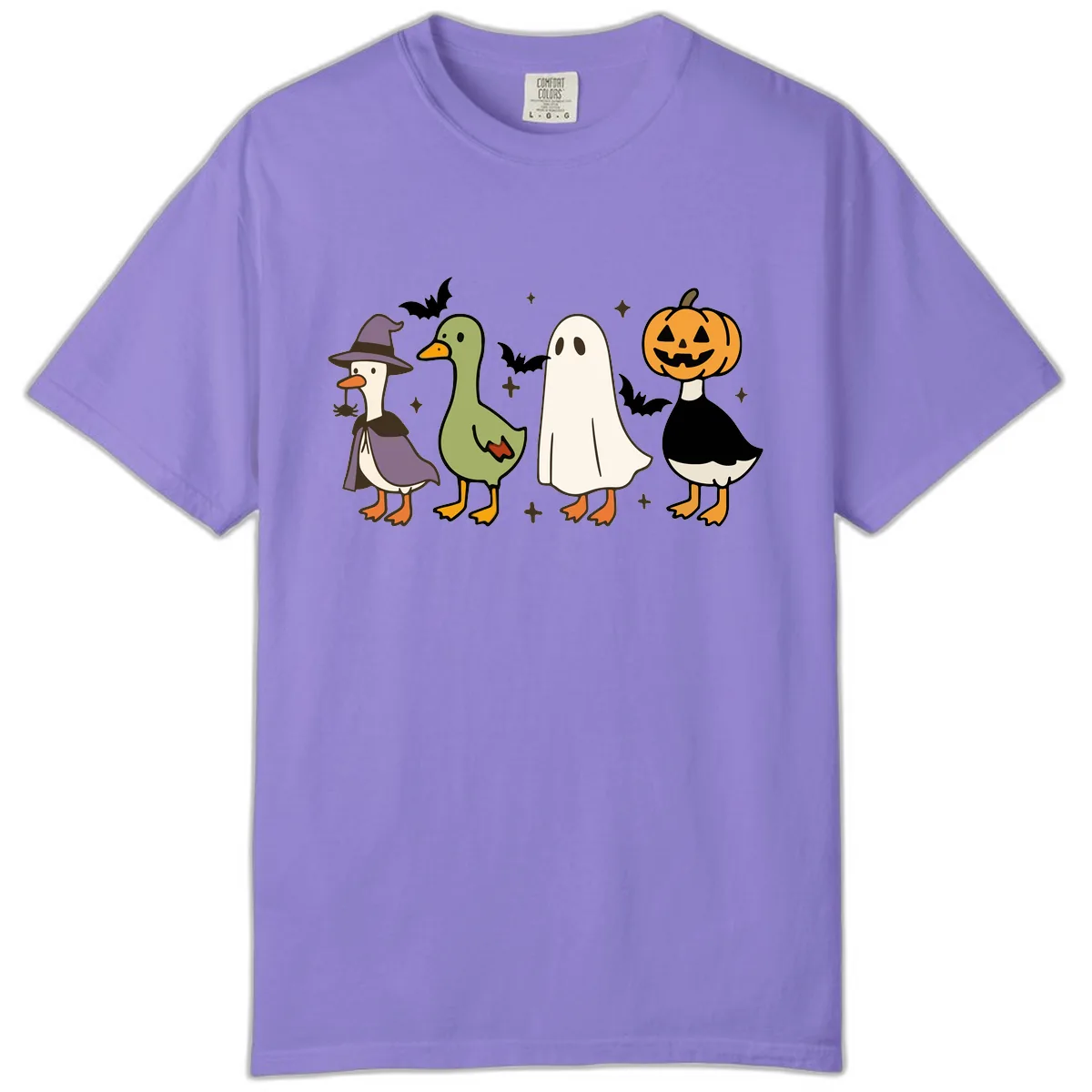 Halloween Animals Trick-or-Treat Comfort Color in Violet
