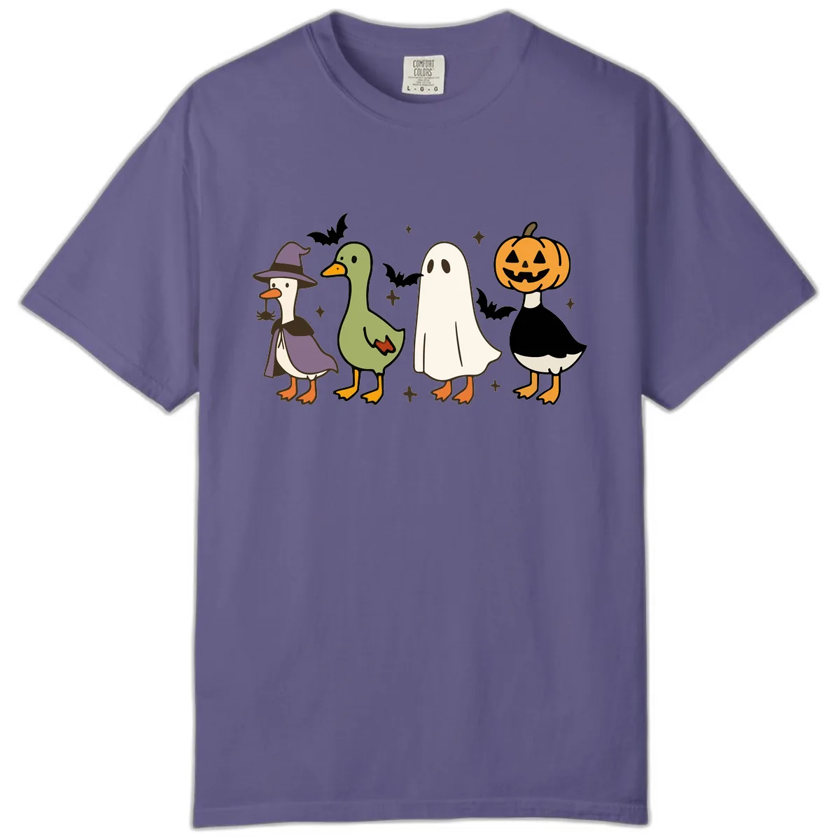Halloween Animals Trick-or-Treat Comfort Color in Grape