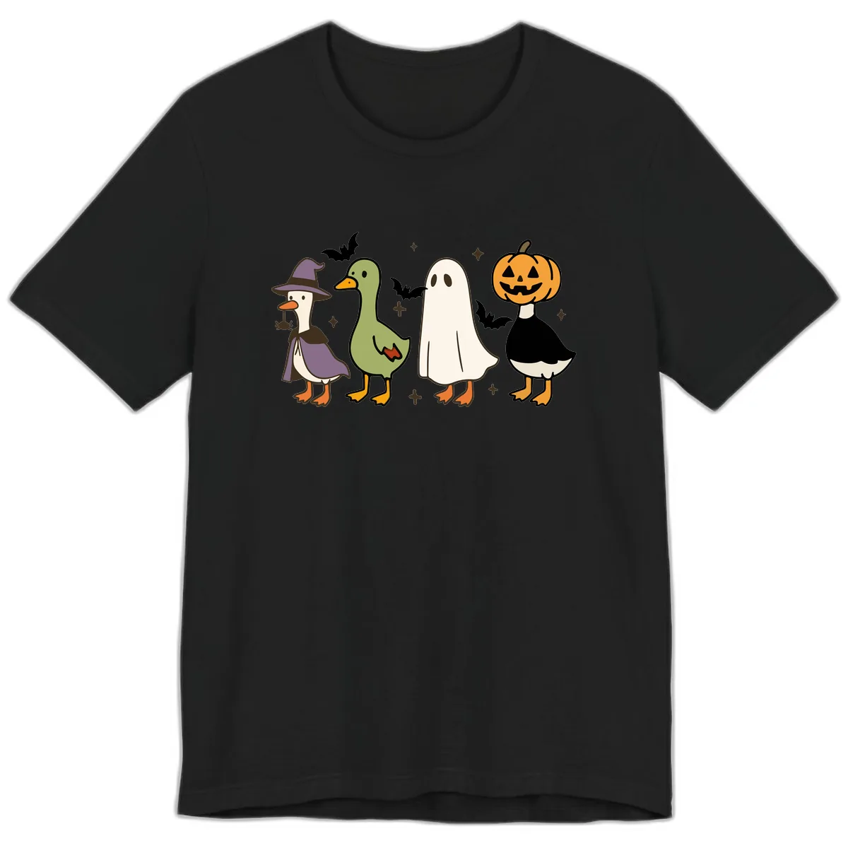 Halloween Animals Trick-or-Treat Premium T-Shirt in Black