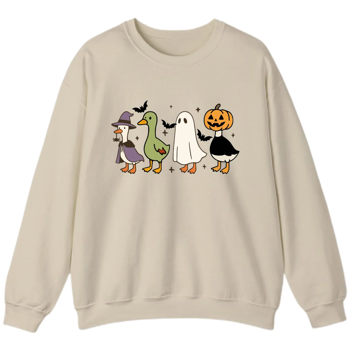 Halloween Animals Trick-or-Treat Sweatshirt in Sand