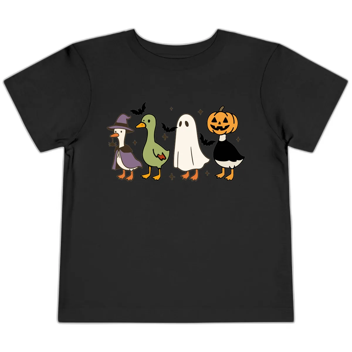 Halloween Animals Trick-or-Treat Toddler T-Shirt in Black