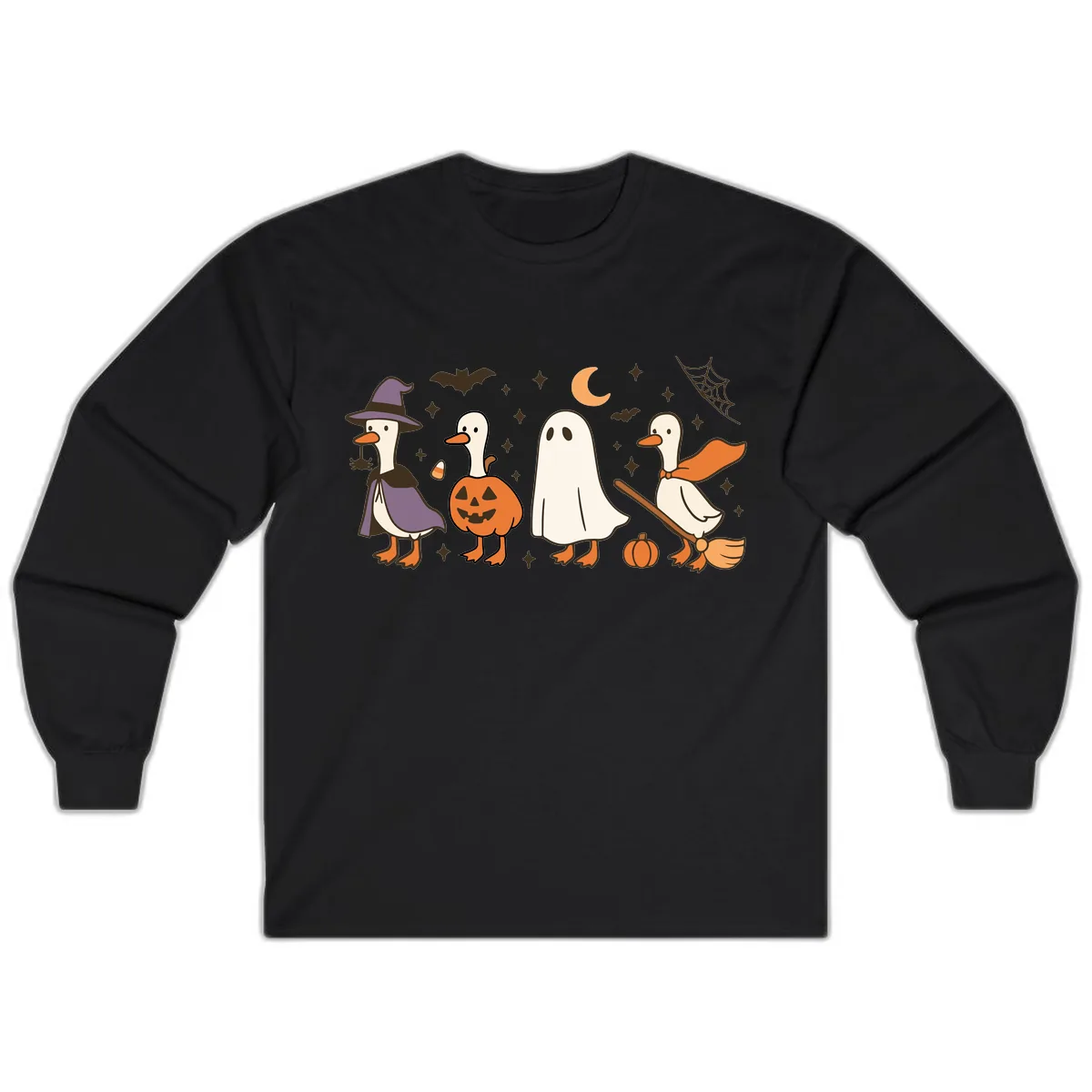 Halloween Goose Costume Party Long Sleeve in Black