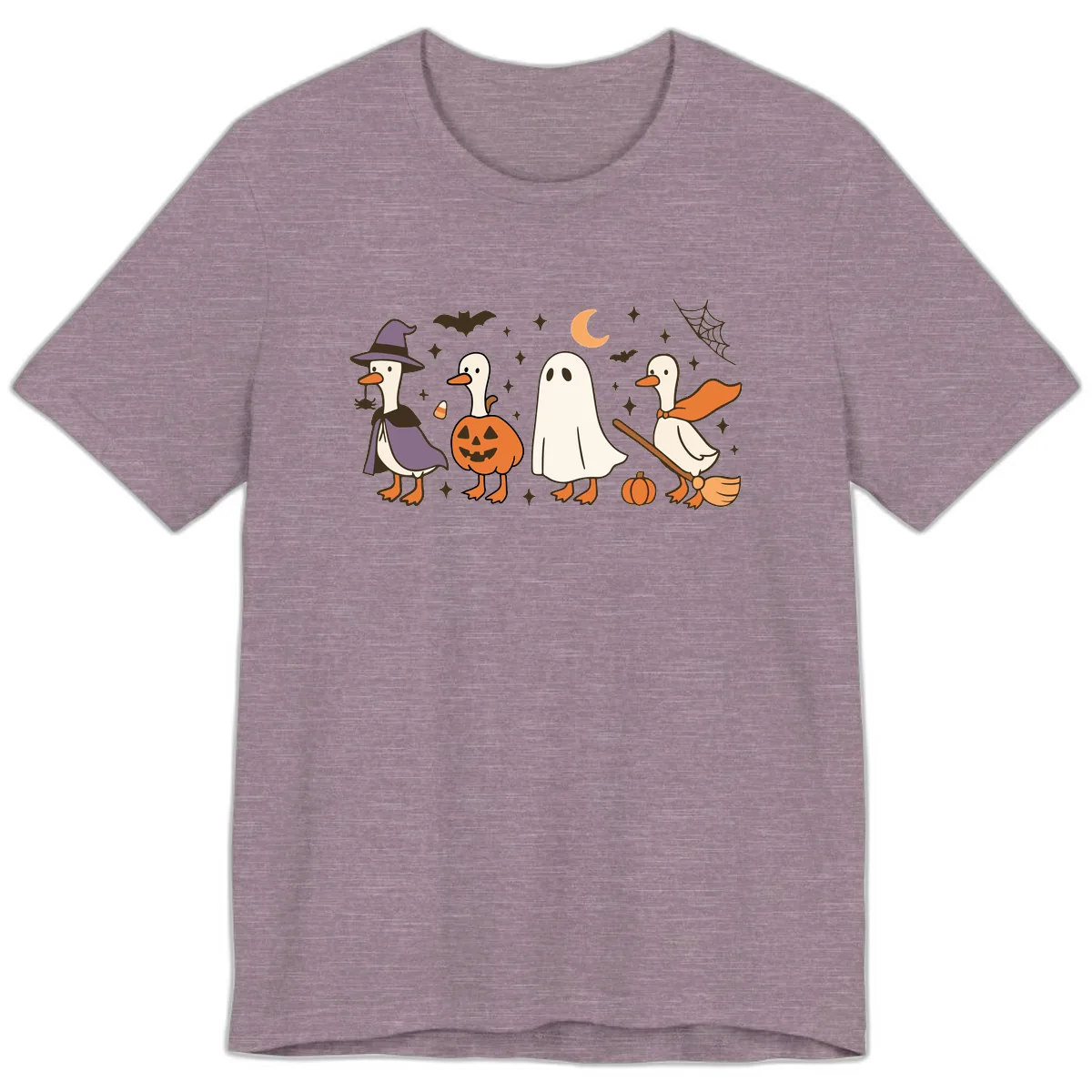 Halloween Goose Costume Party Premium T-Shirt in Heather Purple