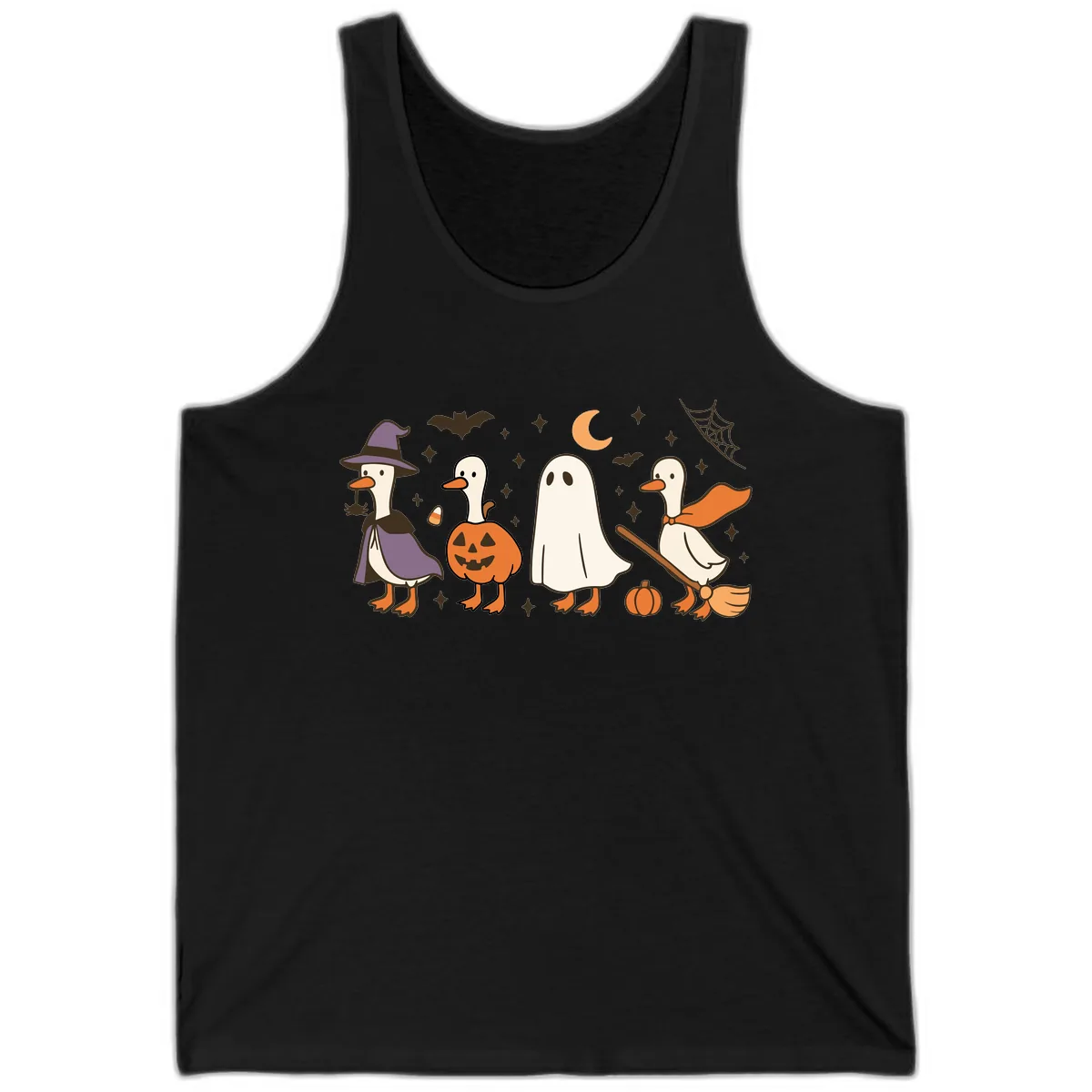 Halloween Goose Costume Party Tank in Black