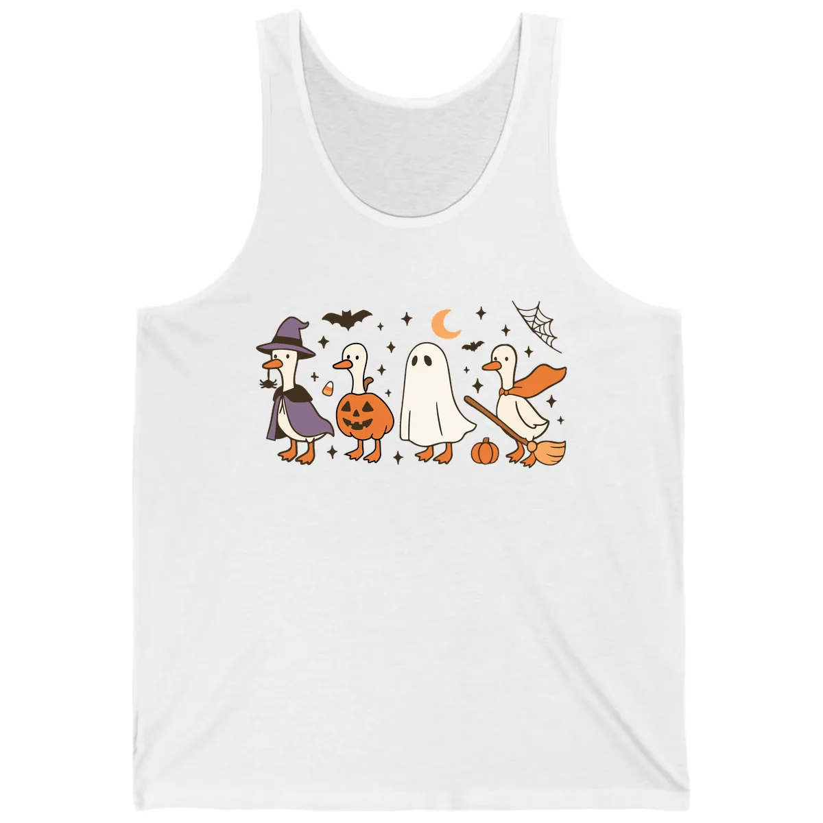 Halloween Goose Costume Party Tank in White