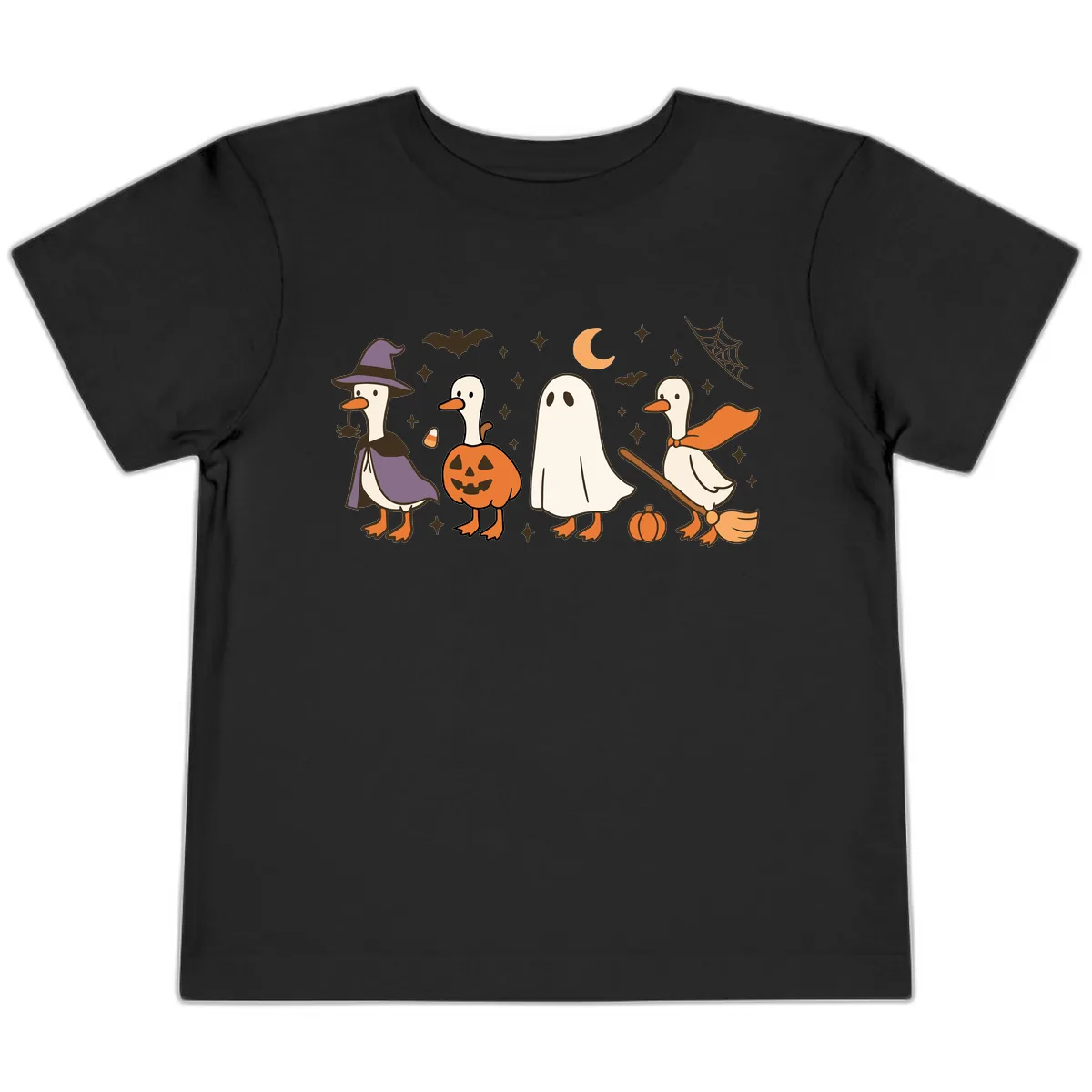 Halloween Goose Costume Party Toddler T-Shirt in Black