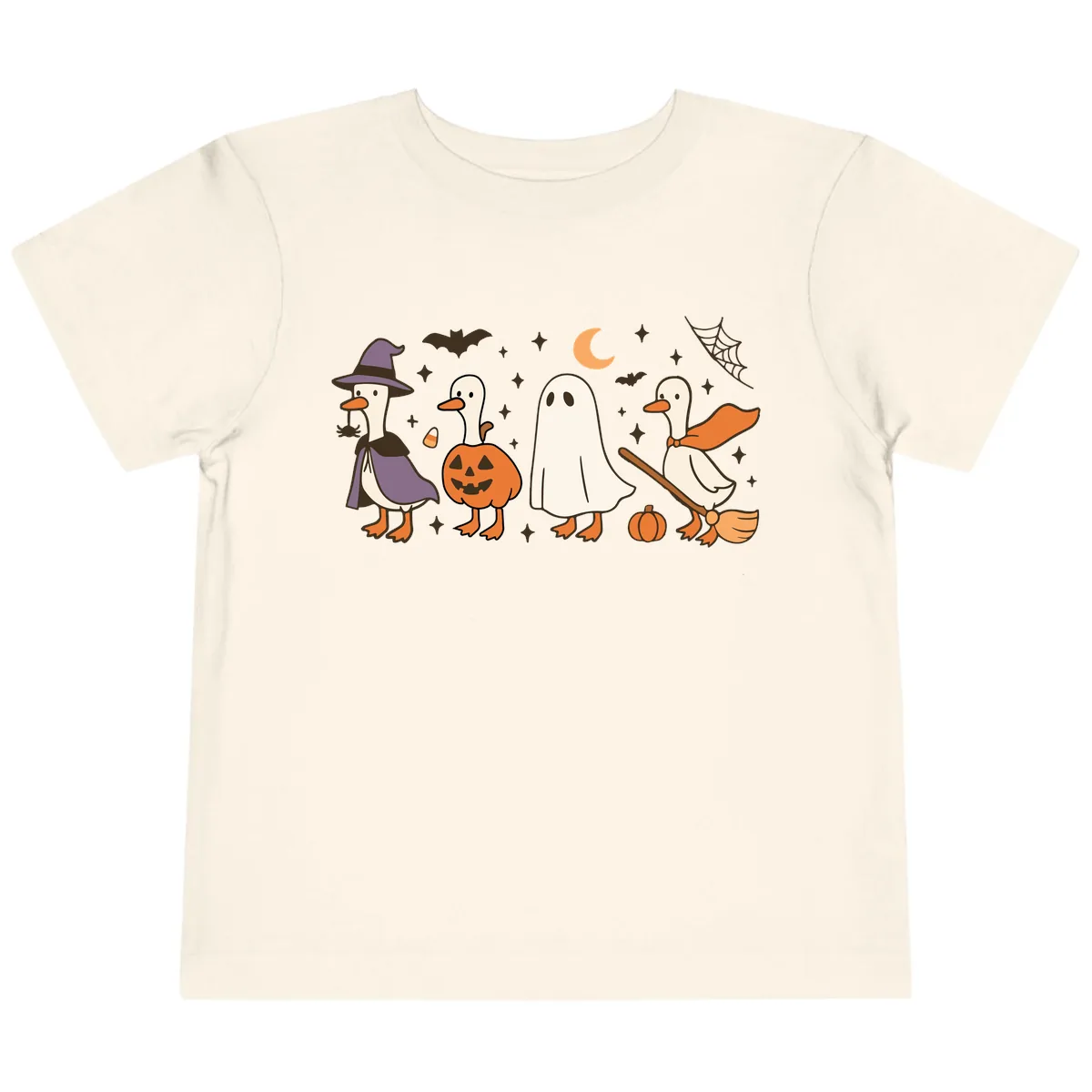 Halloween Goose Costume Party Toddler T-Shirt in Natural