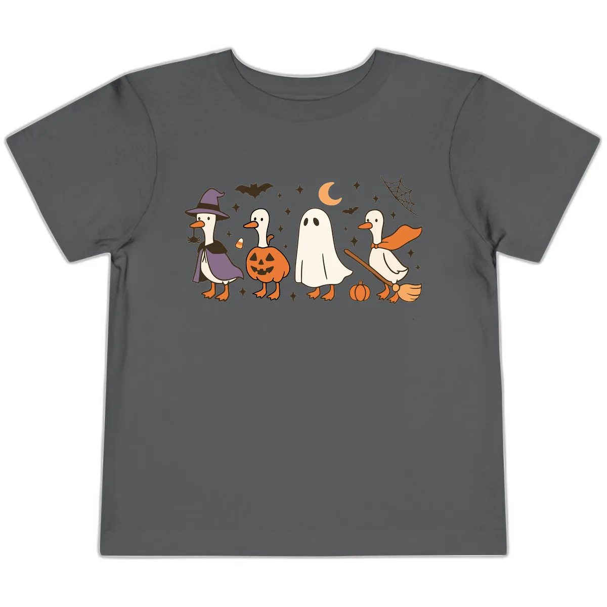 Halloween Goose Costume Party Toddler T-Shirt in Asphalt