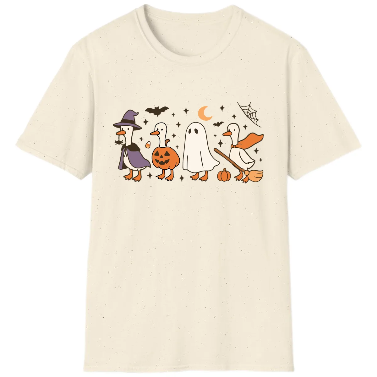 Halloween Goose Costume Party T-Shirt in Natural
