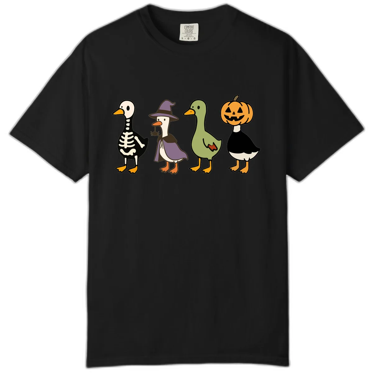 Halloween Duck Costumes Quartet Comfort Color in Black