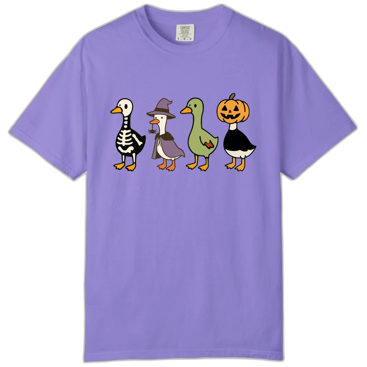 Halloween Duck Costumes Quartet Comfort Color in Violet