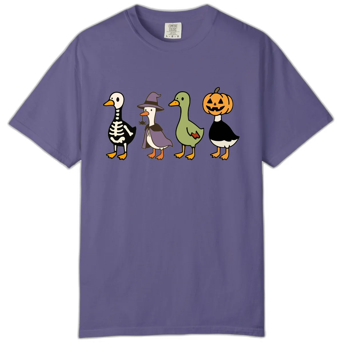 Halloween Duck Costumes Quartet Comfort Color in Grape